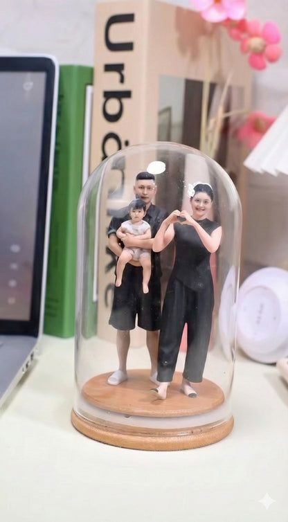Family Figurine (1 Adult +1 kid) - Redeemable within 6 months from purchase